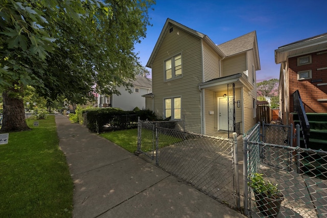 view of front of home