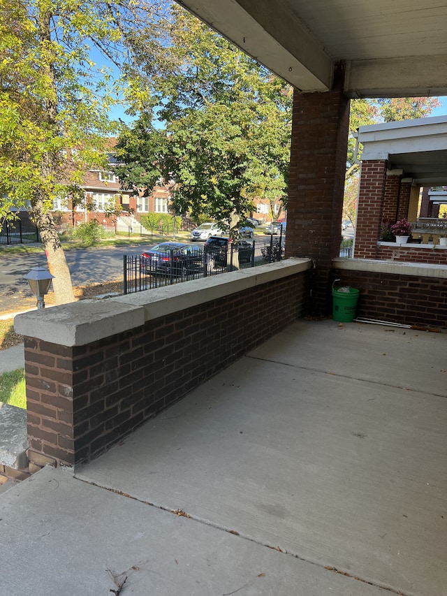 view of patio / terrace featuring a porch