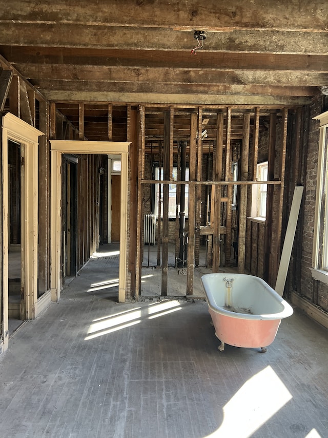 bathroom featuring a bathtub