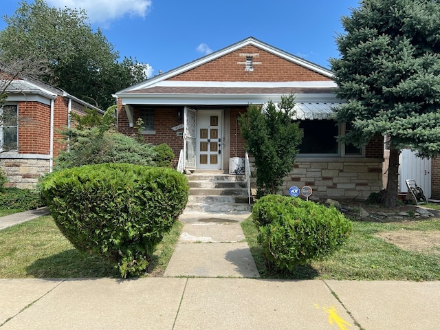 view of bungalow-style house