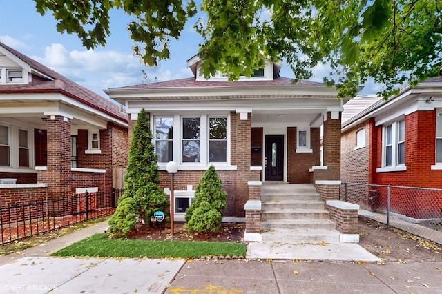 view of bungalow-style home