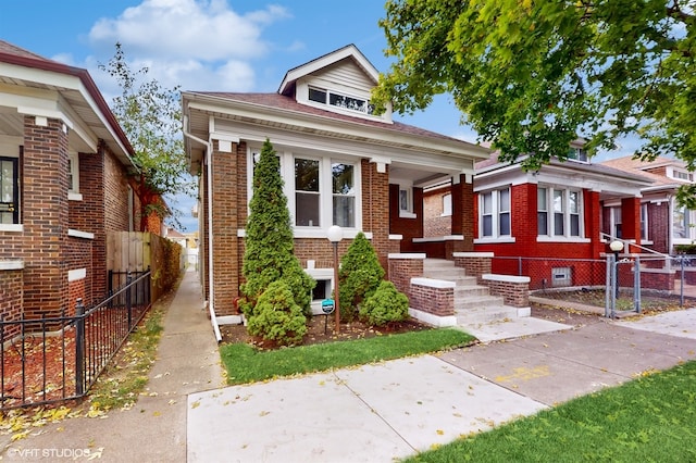 view of bungalow-style home