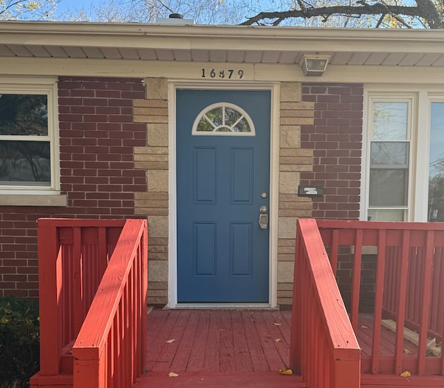 view of entrance to property