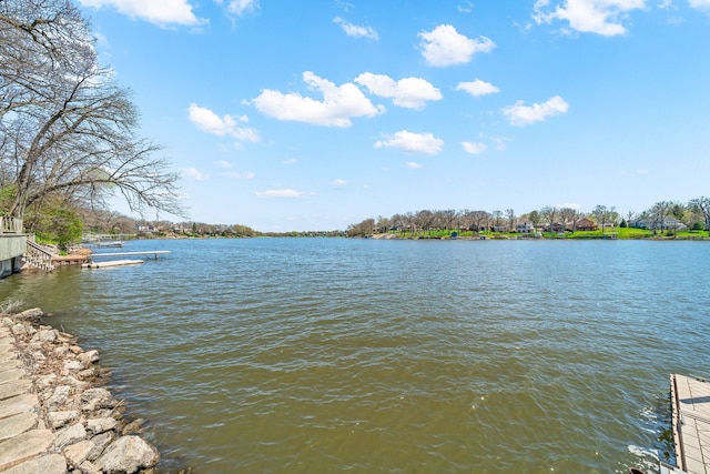 property view of water