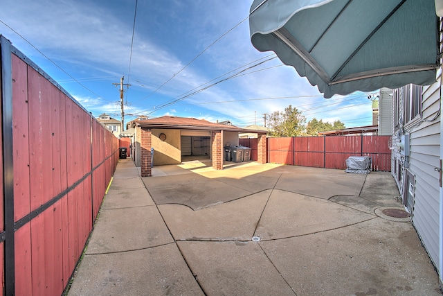 view of patio