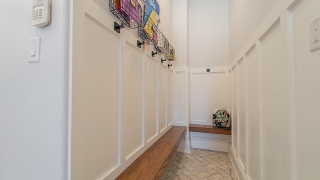 view of mudroom