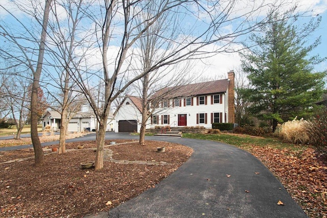 view of colonial-style house