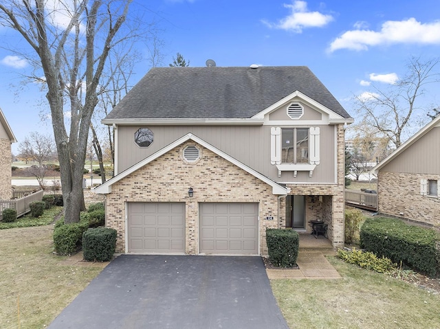 front facade with a front lawn