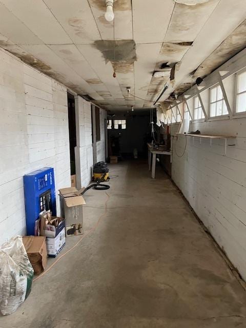 view of basement