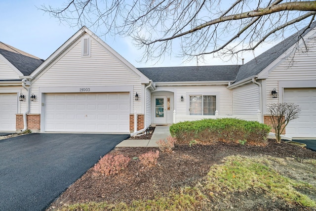 ranch-style house with a garage