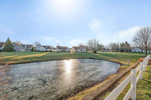 property view of water