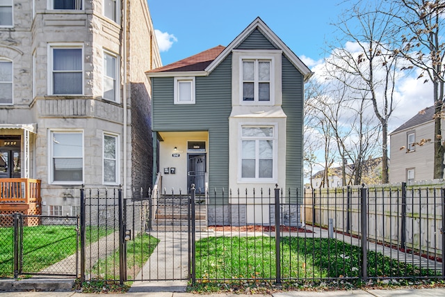 view of front of home