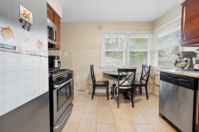 kitchen featuring stainless steel appliances