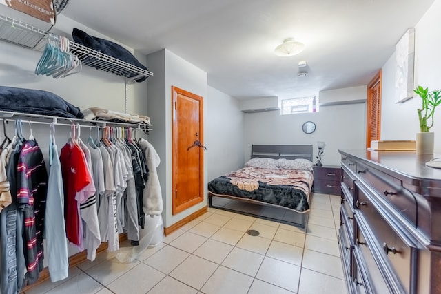 view of tiled bedroom