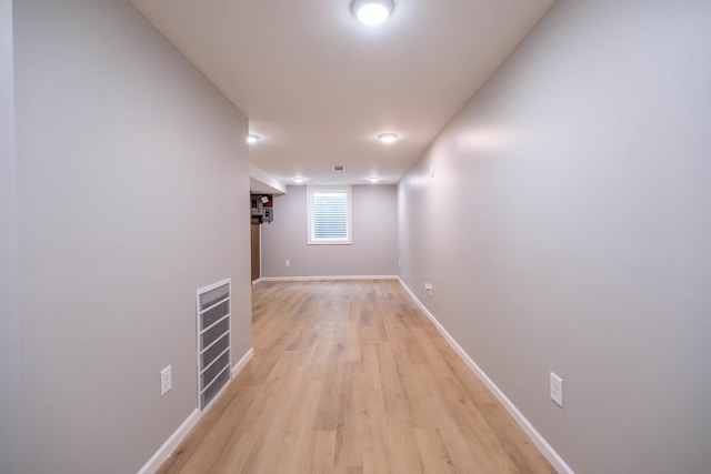 615 W Union St, Champaign, IL 61820 - clothes washing area with washing machine and clothes dryer, light wood finished floors, laundry area, and concrete block wall