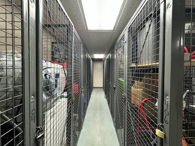 view of storage room