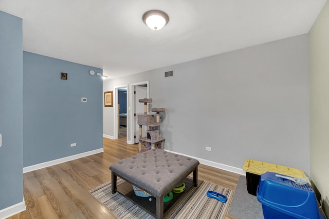 interior space featuring hardwood / wood-style flooring