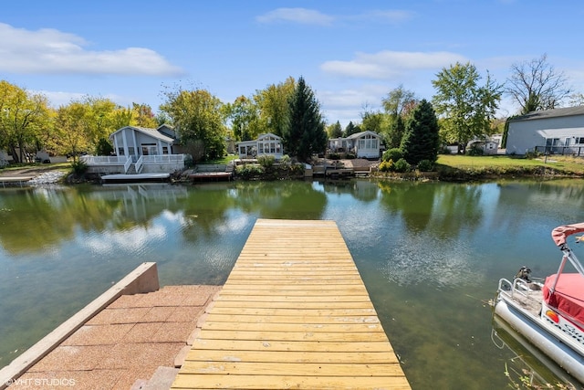 185 Eon Ln, Wilmington, IL 60481 - dock area featuring a water view
