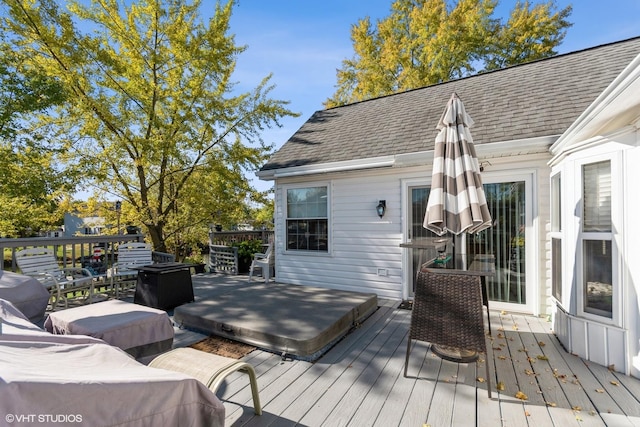 184 Eon Ln, Wilmington, IL 60481 - view of wooden deck