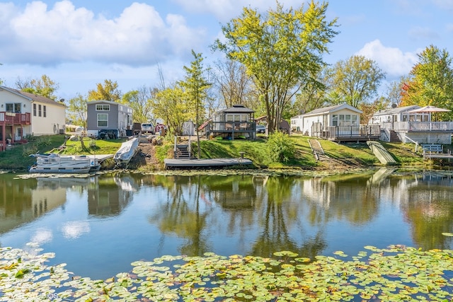 property view of water