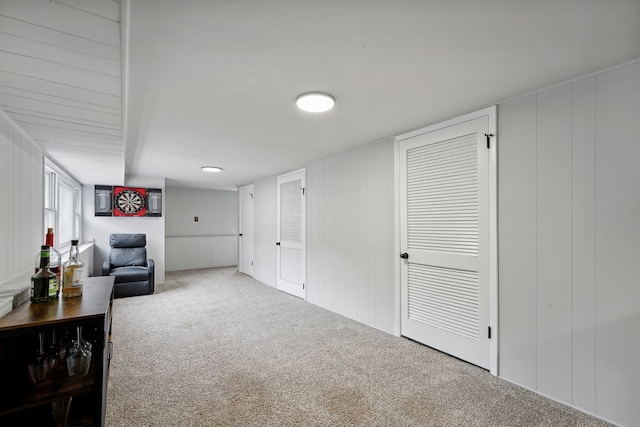 unfurnished room featuring carpet flooring