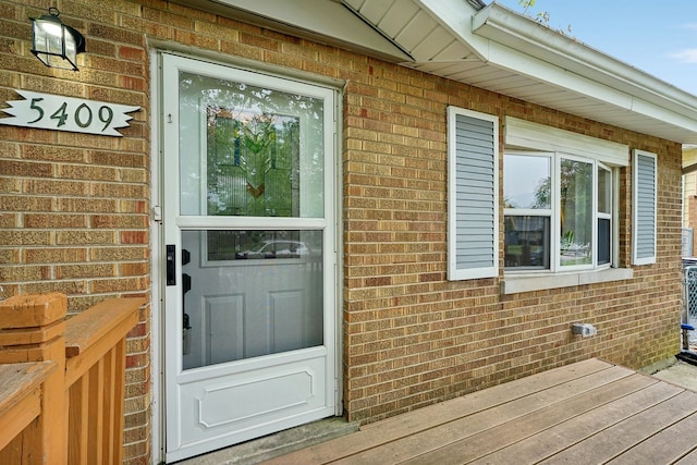 view of entrance to property