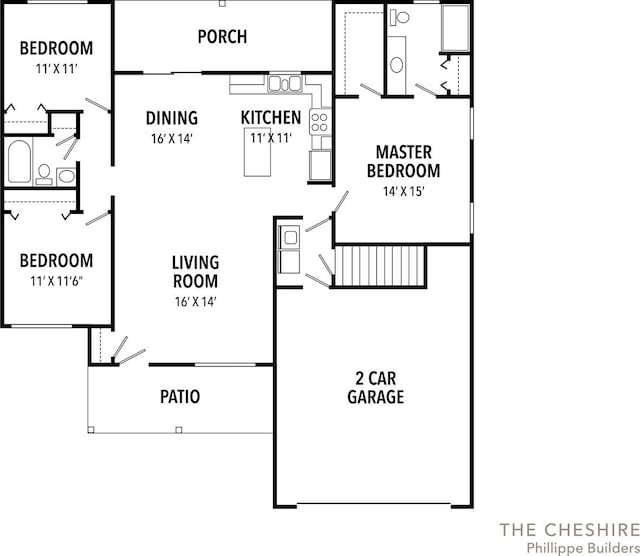 1426 Rolling Pass, Beecher, IL 60401 - floor plan / room layout