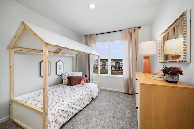 bedroom featuring carpet floors