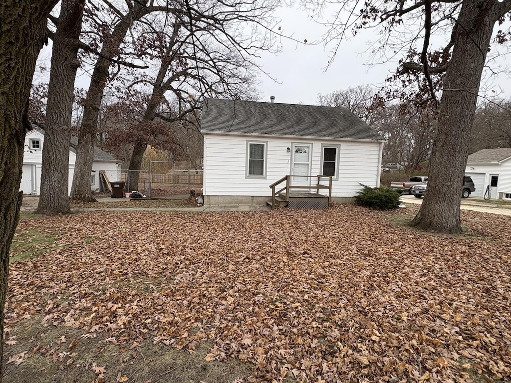 view of rear view of house