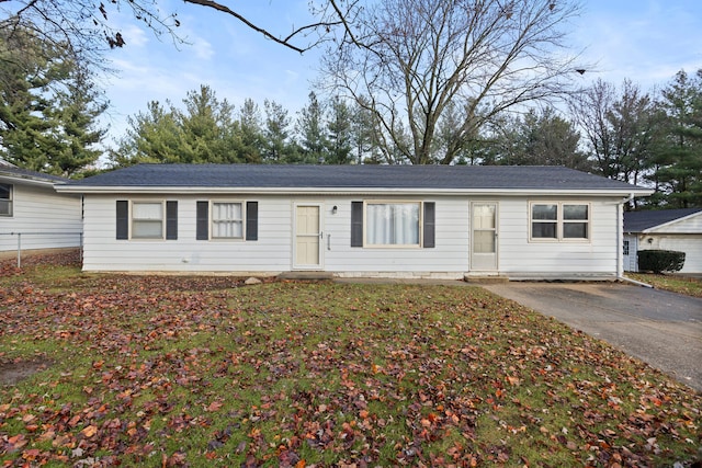 view of ranch-style home