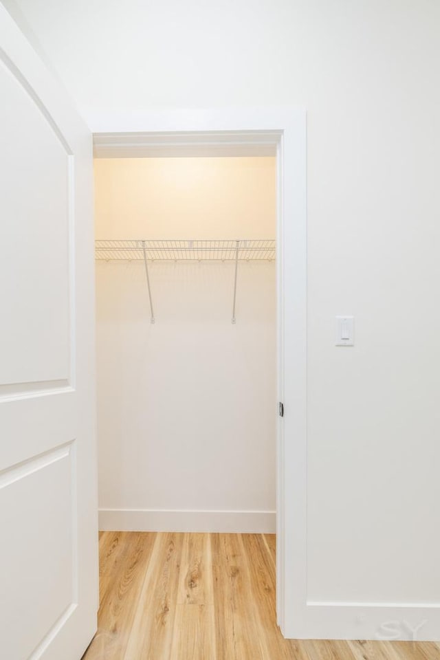 view of closet