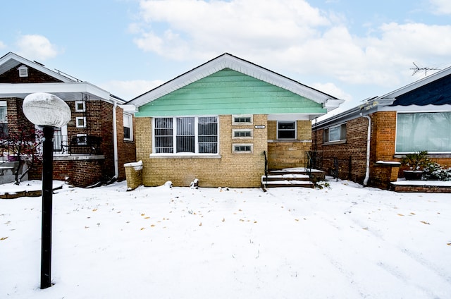 view of bungalow-style house