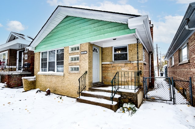 view of front of property