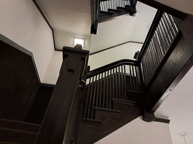 view of stairs