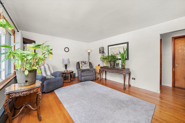3820 W 117th St, Alsip, IL 60803 - living area with wood finished floors and baseboards