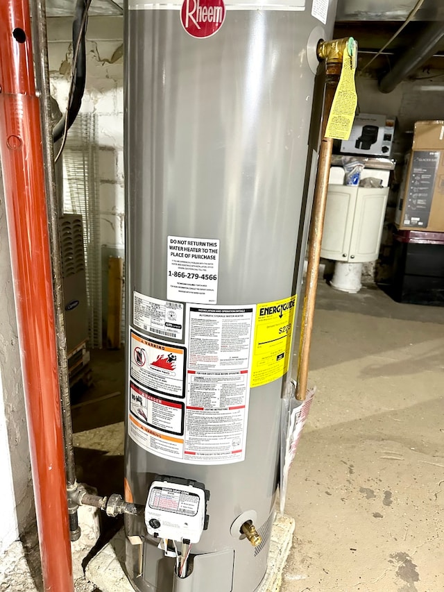 utilities with water heater