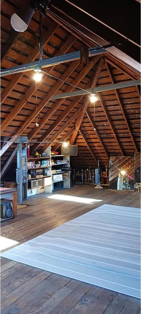 view of attic