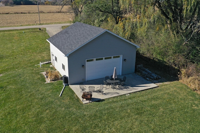 exterior space featuring a rural view