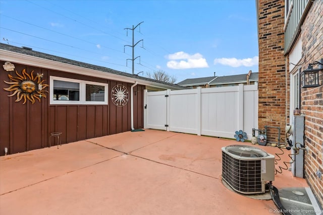 view of patio / terrace with cooling unit