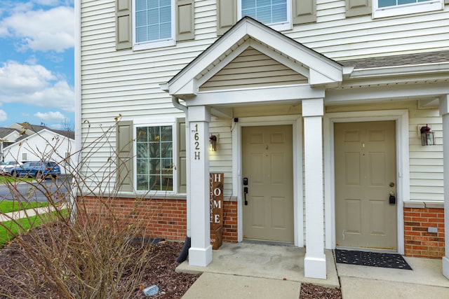 view of property entrance