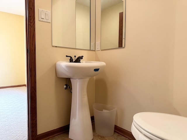 bathroom with toilet