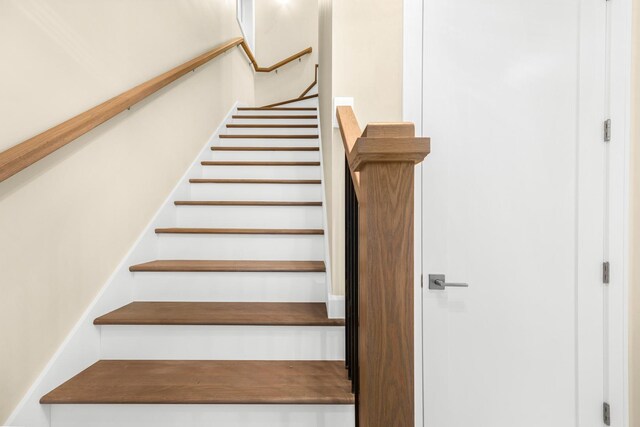 view of stairs