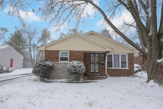 view of front of home