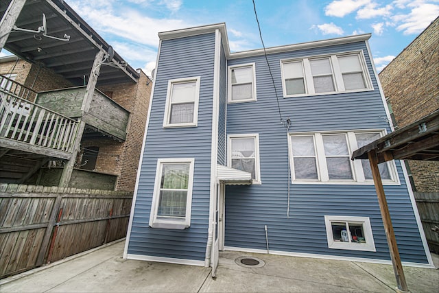 view of rear view of house