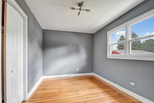 interior space featuring light wood-type flooring