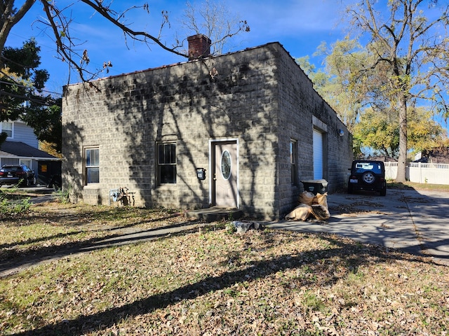 view of back of property