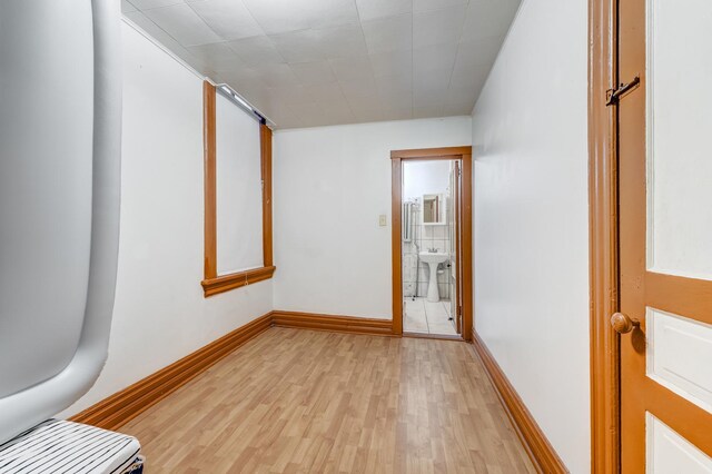 1351 N Campbell Ave, Chicago, IL 60622 - spare room with light wood-type flooring and baseboards
