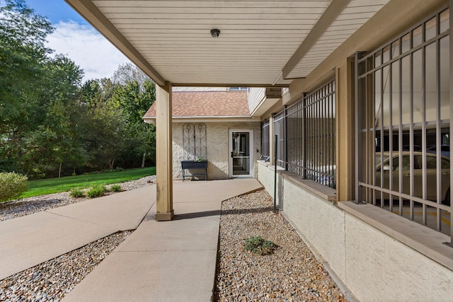 view of patio