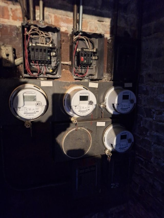 utility room with electric panel