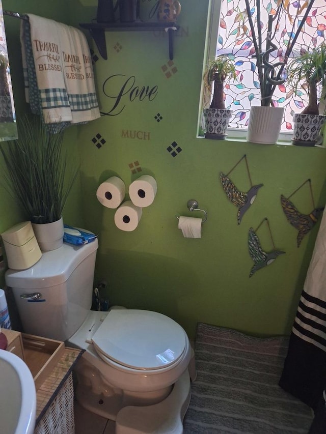 bathroom with toilet